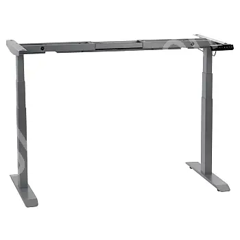 Metallist lauaraam elektriliselt reguleeritava kõrgusega, kahe mootoriga, alumiiniumvärvi, kõrgus 61,5-126,5 cm, pikkus 119-172 cm
