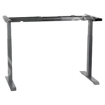 Cadru de masă metalic cu reglare electrică pe înălțime, culoare aluminiu, două motoare, înălțime 70,5-118 cm, lungime 119-172 cm
