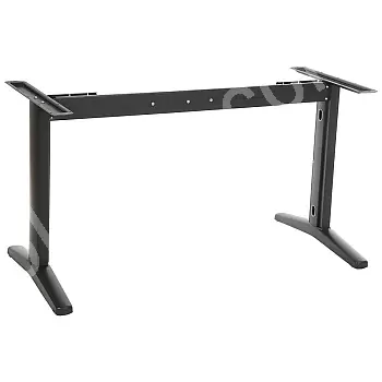 Reguliuojamo pločio metalinis stalo rėmas iš plieno, aukštis 72,5 cm, plotis 135 - 175 cm
