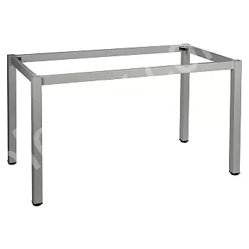 Metal table frame with square legs, size 66x66 cm, height 72.5 cm, various frame colors