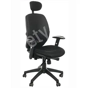 Bürostuhl mit Komforteinstellung, Farbe Schwarz oder Graphit, SCBG1