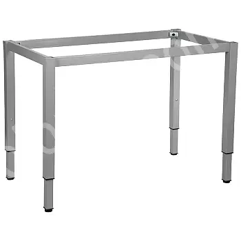 Metall Dëschrahmen mat véiereckege Been, gro Faarf, Héicht justierbar 68-83 cm, Längt 116 cm, 136 cm, 156 cm, Breet 66 cm