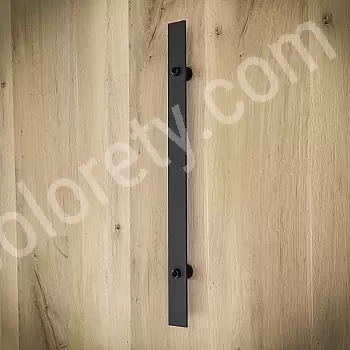 Extra long elegant steel pull door handle, height 60 cm or 100 cm, weight 1.34 or 2.10 kg, set of 2 pcs
