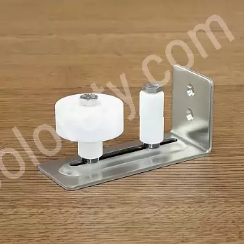 Floor Guide for sliding doors A.CZ-018 White, set of 4 pcs. sets