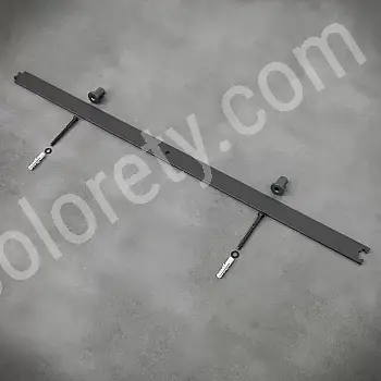 Conjunto de calha adicional para prolongar o sistema de portas de correr em 100 cm