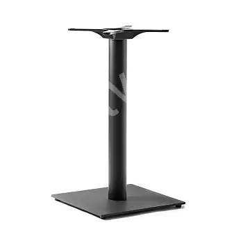 Baza centrala de masa metalica high-end din otel, pentru blat pana la 80x80 cm, inaltime 72 cm, greutate 17 kg, mai multe culori