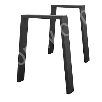 Metal furniture legs for coffee table or bench, classic style Small PI Light, size 40x45cm, set of 2 pcs.