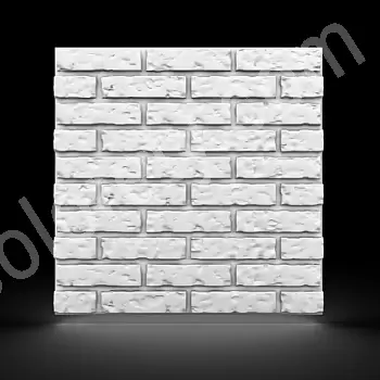 3D polystyrénové dekoratívne stenové panely s tehlovým efektom 60x60 cm, 16 ks v sade (5,76 m2)