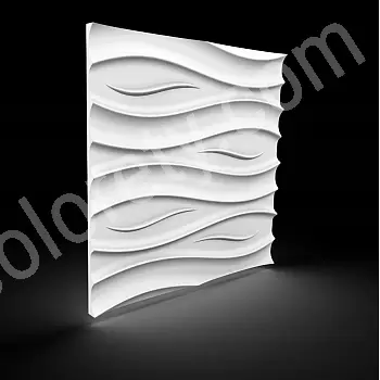 Paneles decorativos de pared de poliestireno La profundidad, 60x60cm, color blanco, se pueden pintar, juego de 12 piezas