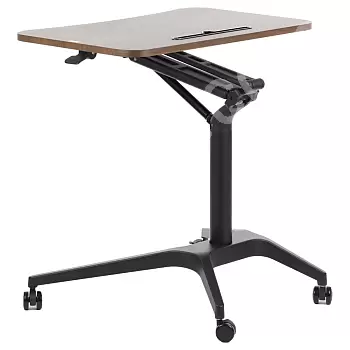 Tisch mit verstellbarer Höhe, Tischhöhe 73,5 - 104 cm, Sockelbreite 71 cm, Flächenmaße 72x48 cm, verschiedene Farbkombinationen