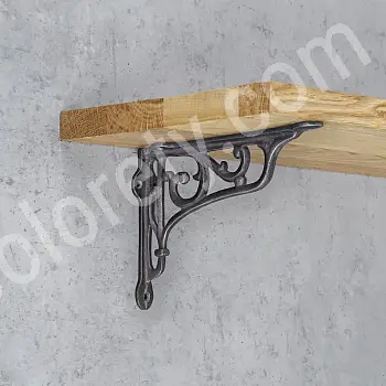 Dekorative Regalhalter aus Stahl Decoria, 12,5x12,5 cm, 2er-Set.