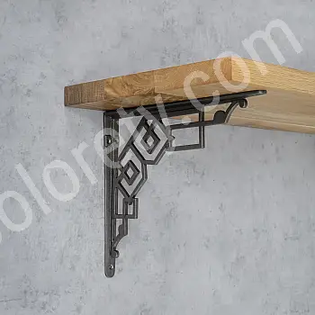 Masivni nosač polica od lijevanog željeza 30x25cm set od dva kom.
