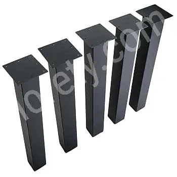 Metal table legs Classic, made of steel, height 71 cm, set of 5 pcs.