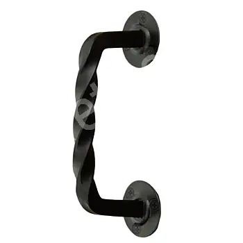 Maniglia in metallo ritorto in acciaio di altissima qualità per porte scorrevoli, lunghezza 19 cm, set da 4 pezzi