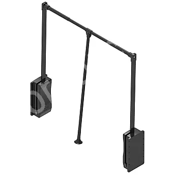 Pantographe REJS pour armoires Lifter Basic, largeur 54 - 71 cm, couleur noir