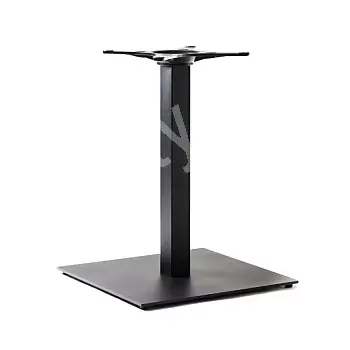 HoReCa merkezi masa ayağı, 100x100 cm&amp;amp;#039;ye kadar masa üstleri için çelikten yapılmış, kahve masaları, yemek masaları veya bar masaları için, her türlü RAL renginde mevcuttur.