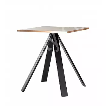 Base de mesa metálica 64x64x72cm, para mesas de jantar com tampos grandes até Ø140cm