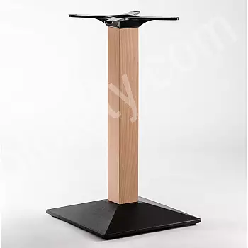 Couchtischgestell Gusseisenholz, Gestell schwarz, Gewicht ca. 18,5 kg, Tischplatten bis 80x80 cm, Höhen 60 cm, 72 cm, 106 cm