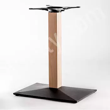 Base de mesa de centro em ferro fundido, altura 72 cm / 60 cm / 106 cm, peso 25,5 kg, para tampos de mesa até 120x80 cm