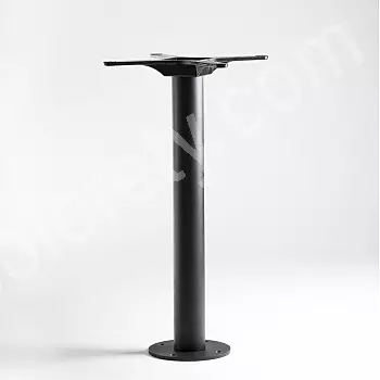 Base de mesa de bar, altura 106 cm, diâmetro da base 20,5 cm, parafusável no chão