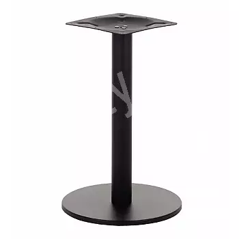 Fém központi asztalláb, fekete, Ø40 cm, magassága 71,5 cm
