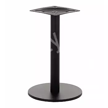 Metalinė centrinė stalo koja, juoda, Ø40 cm, aukštis 71,5 cm