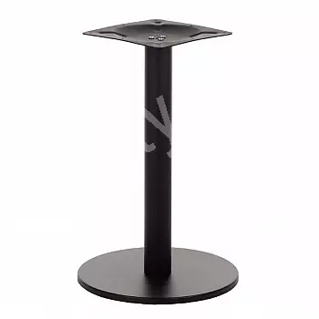 Base per tavolo in metallo, nero Ø 45 cm, altezza 71,5 cm