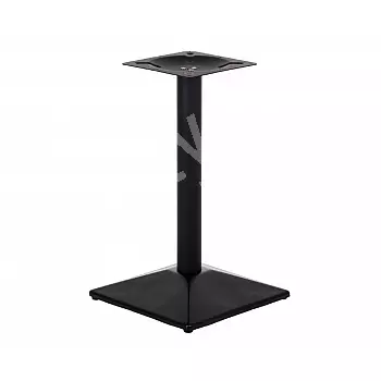 Kovinsko mizno podnožje iz jekla, piramidasto podnožje 44,5 cm, višina 73 cm, črna barva