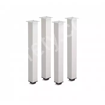 Picioare de masă din aluminiu color din aluminiu anodizat, înălțimi 71 cm, 82 cm, 110 cm, secțiune transversală 60X60 mm, set de 4 buc.