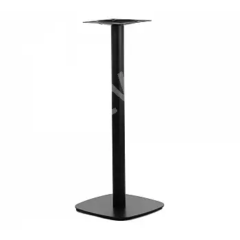 Augsta metāla centrālā galda pamatne kafejnīcas galdam, augstums 110 cm, apakšējās plāksnes izmērs 45x45 cm, svars 13 kg