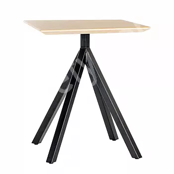 Metal central table base made of steel, height 72 cm, designed for table surfaces up to 100 cm in diameter