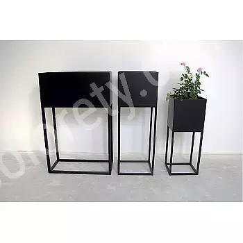 Jardinera vertical con estructura de acero, altura 60 o 80 cm