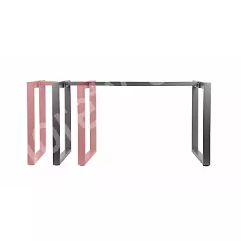 Justerbar bordsram med mittbalk och 2 rektangulära ramar som sidoben, längd 120 till 180 cm, bredd 70 eller 80 cm