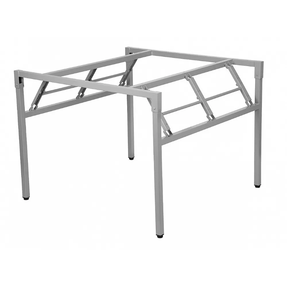 Estructura de mesa con patas redondas 136x66 cm, Colores: aluminio,..