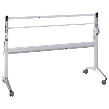 Pystysuoraan kallistuva pöytärunko teräksestä taittomekanismilla, korkeus 72 cm, pituus 135 cm, leveys 58 cm