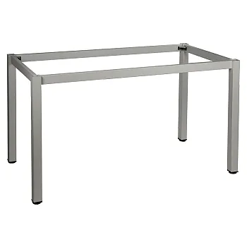 Kovinski okvir mize s kvadratnimi nogami, velikost 196x76 cm, višina 72,5 cm, sive ali bele barve