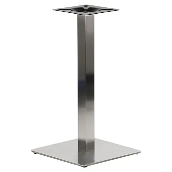 Edelstol Dësch Been, mat, Basis Dimensiounen 40x40 cm, Héicht 72 cm, fir Flächen bis 60x60 cm