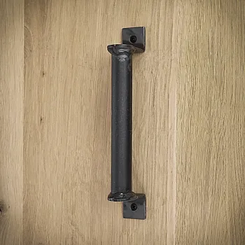 Trækhåndtag i metal af stål, farve - metallisk effekt, højde 21,5 cm, vægt 280 gram, sæt med 4 stk.