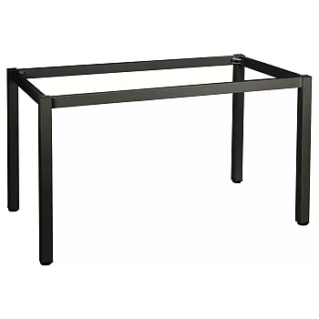 Struttura tavolo con gambe quadrate, dimensioni 116x76 cm, altezza 72,5 cm, vari colori struttura