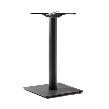 Base centrale per tavolo in metallo di alta gamma in acciaio, per piano tavolo fino a 80x80 cm, altezza 72 cm, peso 17 kg, disponibile in qualsiasi colore RAL