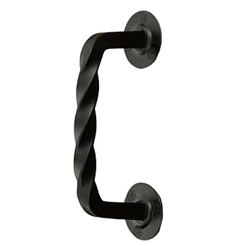 Laadukkain teräksinen kierretty metallikahva liukuoville, pituus 19 cm, sarja 4 kpl