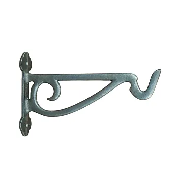 Soporte de pared decorativo de hierro fundido con gancho, longitud desde la pared 23 cm, juego de 3 uds.