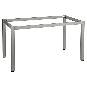Pulverbeschichtetes Metalltischgestell mit quadratischen Beinen, 72,5x56 cm, verschiedene Gestellfarben