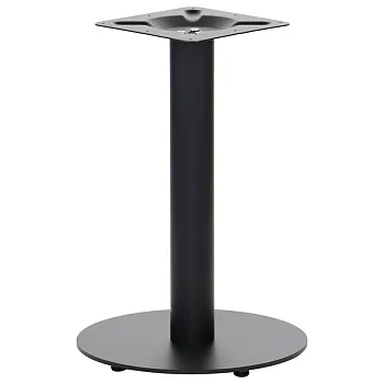 Metal central table leg, black, Ø40 cm, height 57 cm