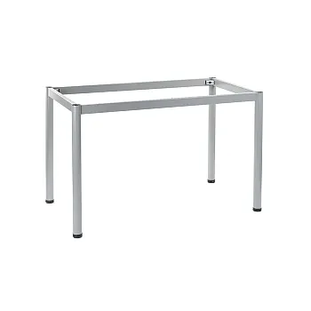 Ogrodje mize z okroglimi nogami, dimenzije zgornjega dela ogrodja 136x66 cm, višina 72,5 cm, razpoložljive barve: aluminij, bela, črna, grafit