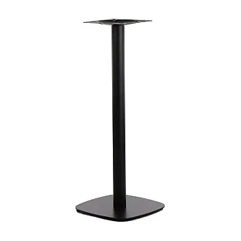 Base central de taula alta de metall per a taula de cafè, alçada 110 cm, mida de la placa inferior 45x45 cm, pes 13 kg