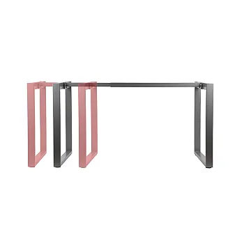 Justerbar bordsram med mittbalk och 2 rektangulära ramar som sidoben, längd 120 till 180 cm, bredd 70 eller 80 cm