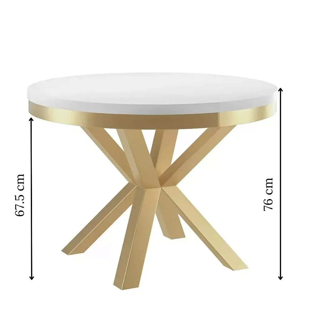 Ronde Tafel Goud Kopen | Huis en Inrichting
