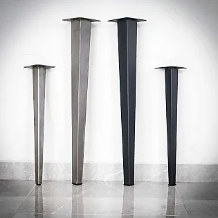Metalne noge u retro stilu, od čelika, dvije opcije visine 51cm ili 71cm, 4 kom u setu