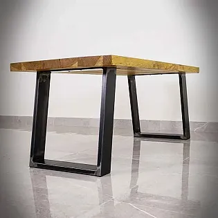 Square-shape Massive steel table legs , 40x45cm 2 pcs